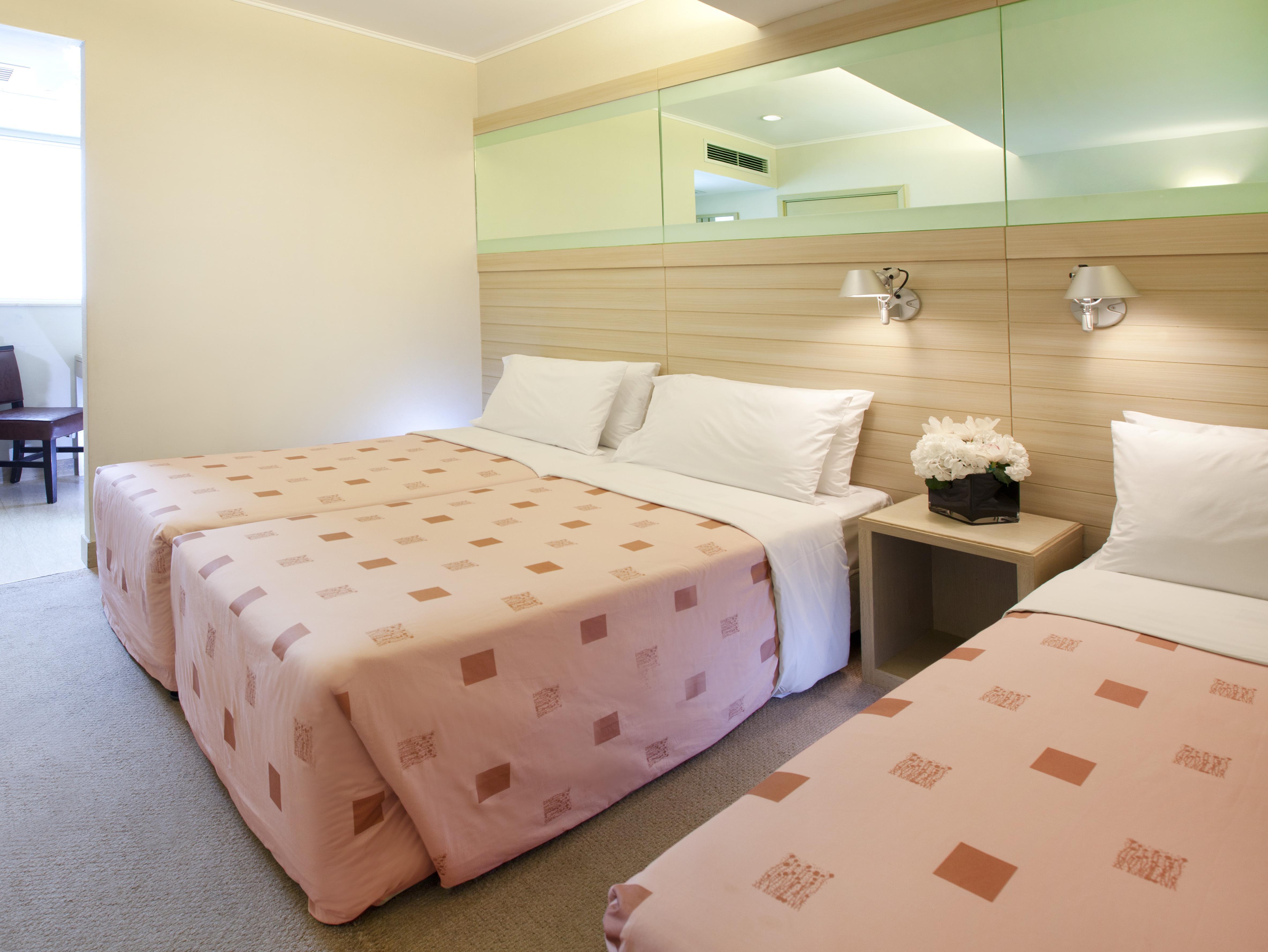 Triple - 3 Singles with Handy Smart Phone (No Window) - Free WiFi access