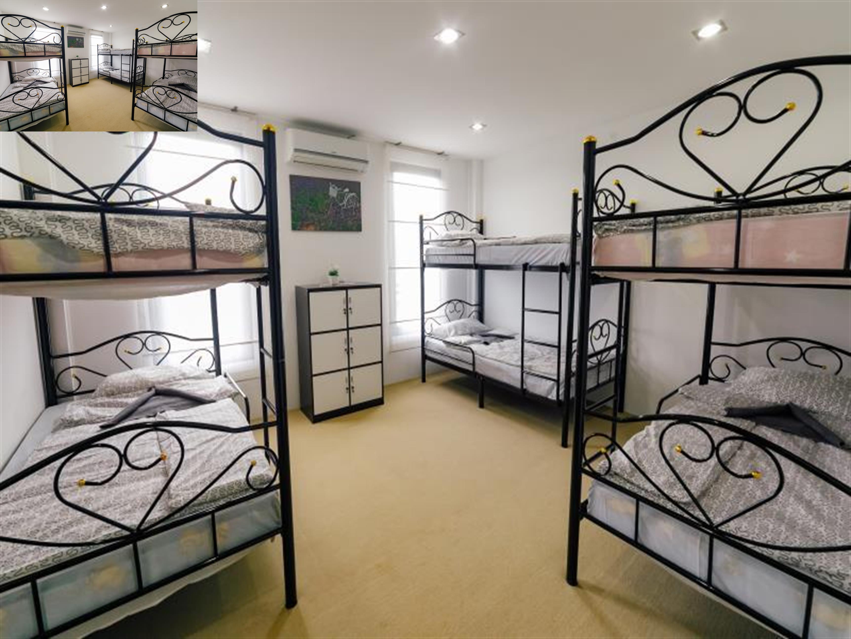 Bed in 6-Bed Mixed Dormitory Room with Shared Bath - Free WiFi access