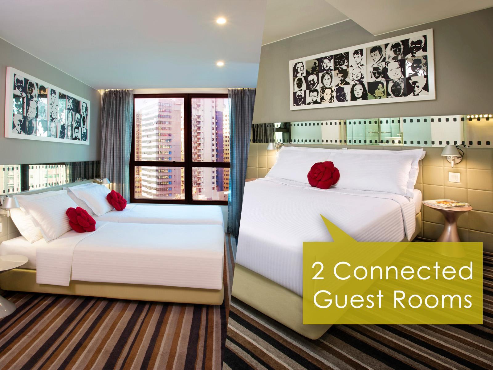 Hollywood Family Quad Room with Handy Phone - Free WiFi access